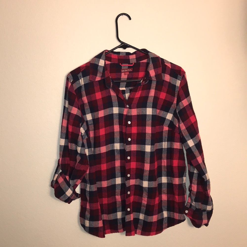 Plaid button up